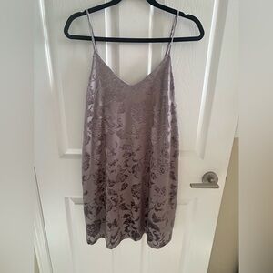Grey shift dress size large